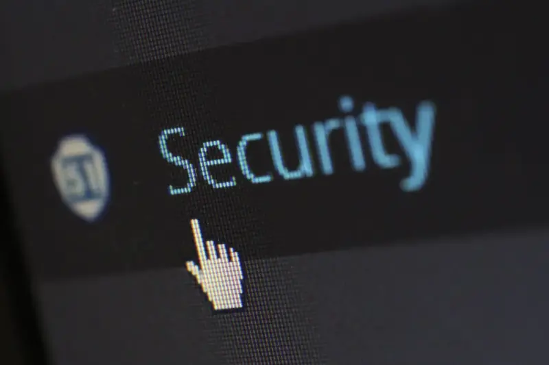 Tela mostrando tecnologia de proteção e segurança digital